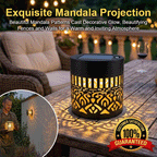 MandalaGlow™ Solar Projection Light