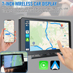 DriveMate™ – Upgrade Any Car with Wireless CarPlay (7″ Display)