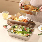 FreshMate - Stainless Steel Food Box (With Lid)