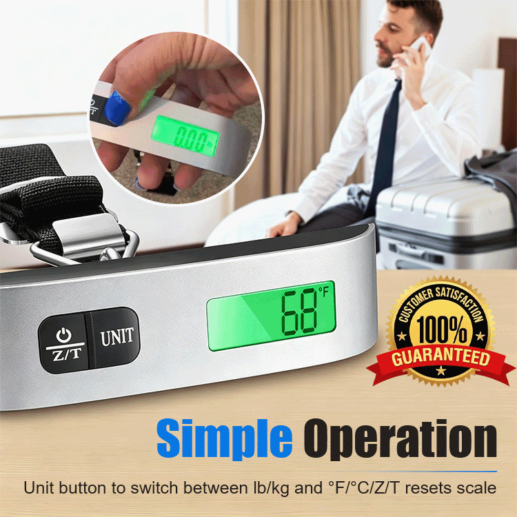 Portable Luggage Scale for Accurate Weight Checks Before Travel