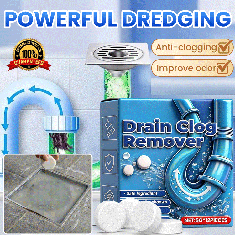 Foaming Drain Cleaning Tablets — Clear Odors & Help Keep Pipes Flowing Smoothly