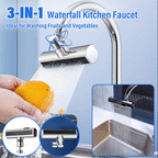 3-in-1 360° Rotating Kitchen Faucet Spray Head