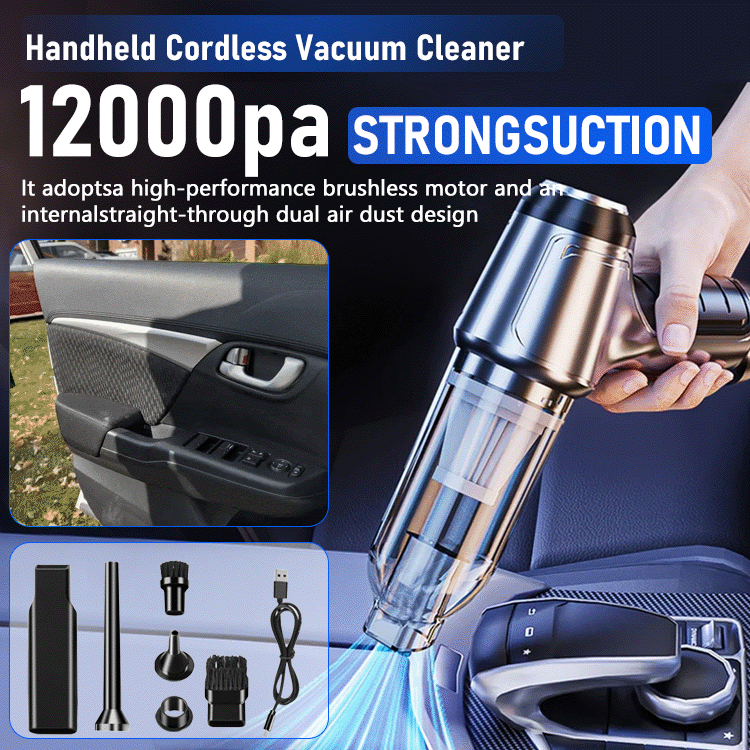 SnuggyHome AirClean Pro - Powerful Handheld Cleaner for Home & Car