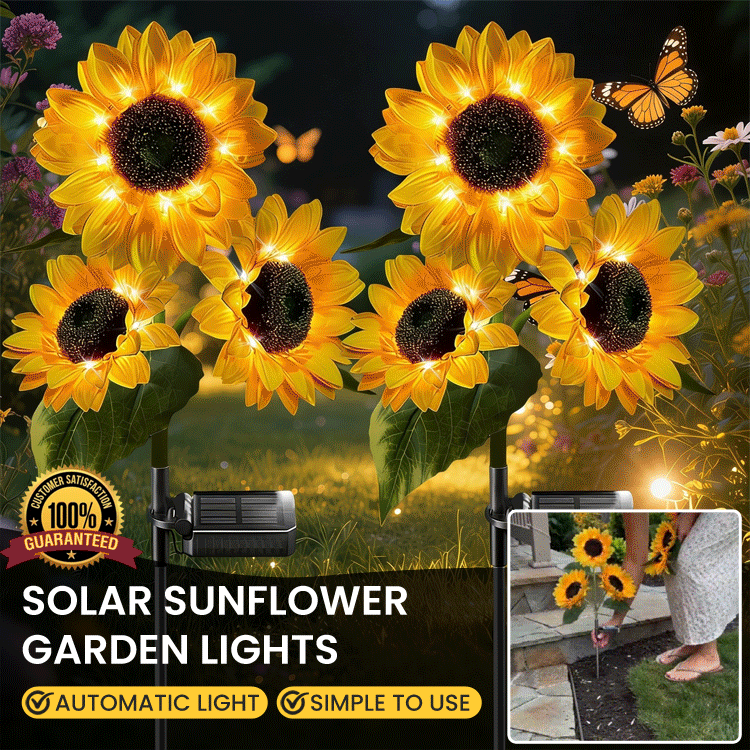 🌻 65K+ SOLD! 2026 UPGRADED Solar Sunflowers