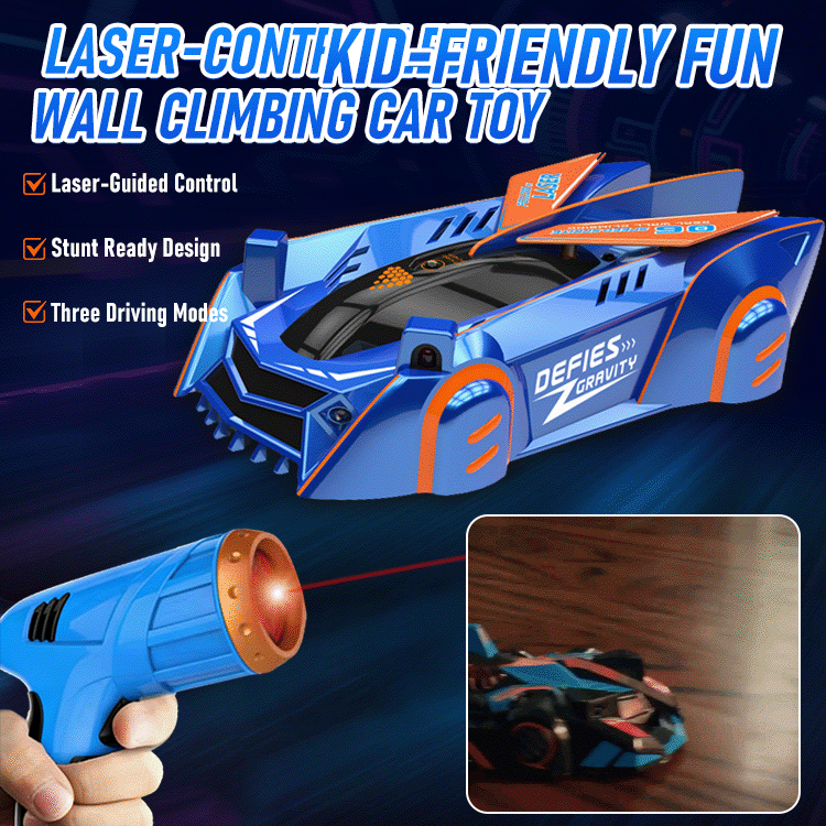 Laser-Guided Wall Climbing RC Car — Kids Play Deep, Parents Finally Relax