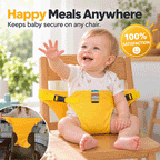 Portable Baby Feeding Support Strap – Adjustable Mealtime Chair Wrap