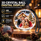 3D Digital Memory Crystal Ball – Personalized Photo, Video & Music Keepsake