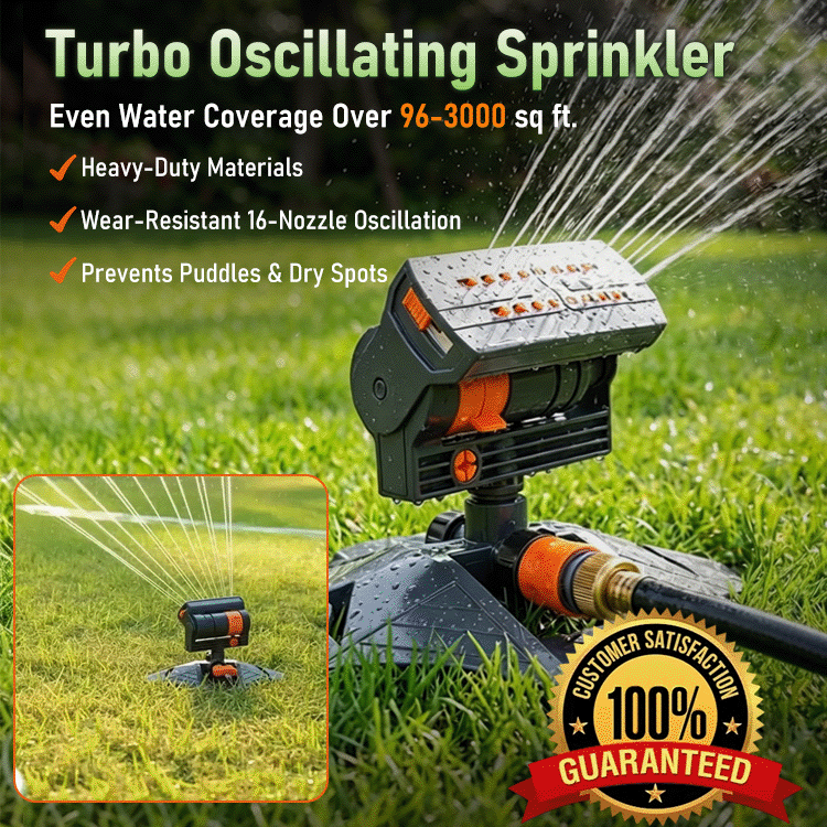 360° Oscillating Lawn Sprinkler