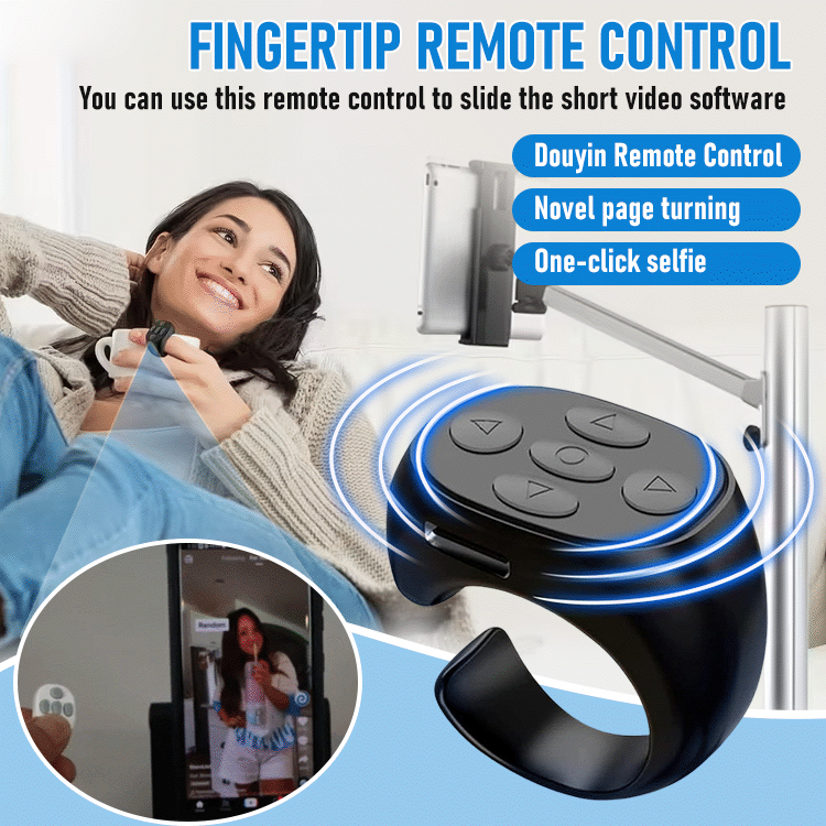 LumiFlick – Fingertip Wireless Bluetooth Remote