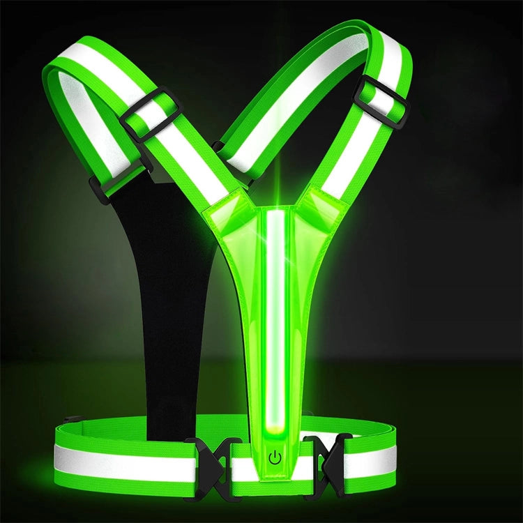 Rechargeable Reflective LED Running Vest