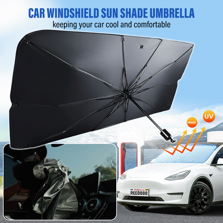 ArticShield - Foldable Umbrella Sun Shade for Car Windshield