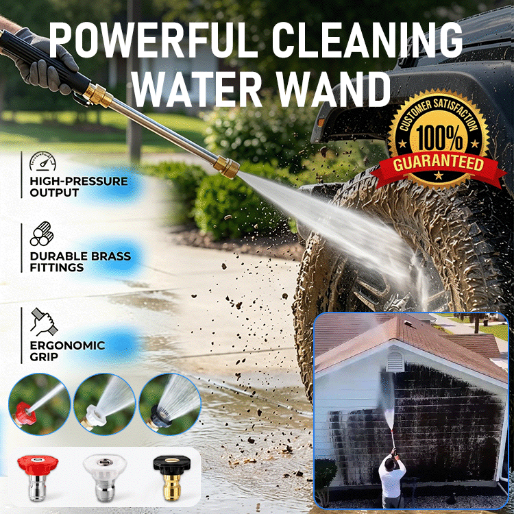 3-Nozzle High-Pressure Washer Wand for Garden Hose