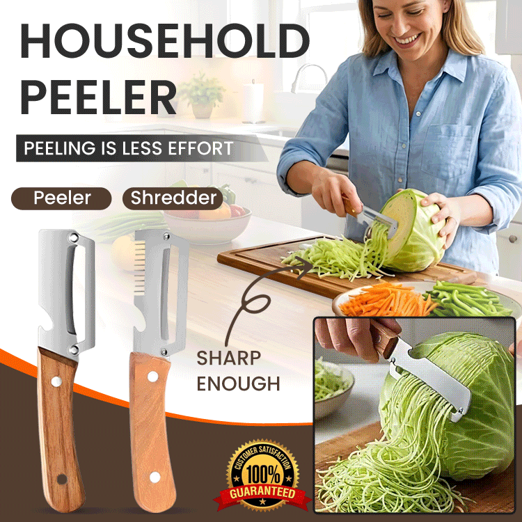 Stainless Steel Peeler & Julienne Shredder Set