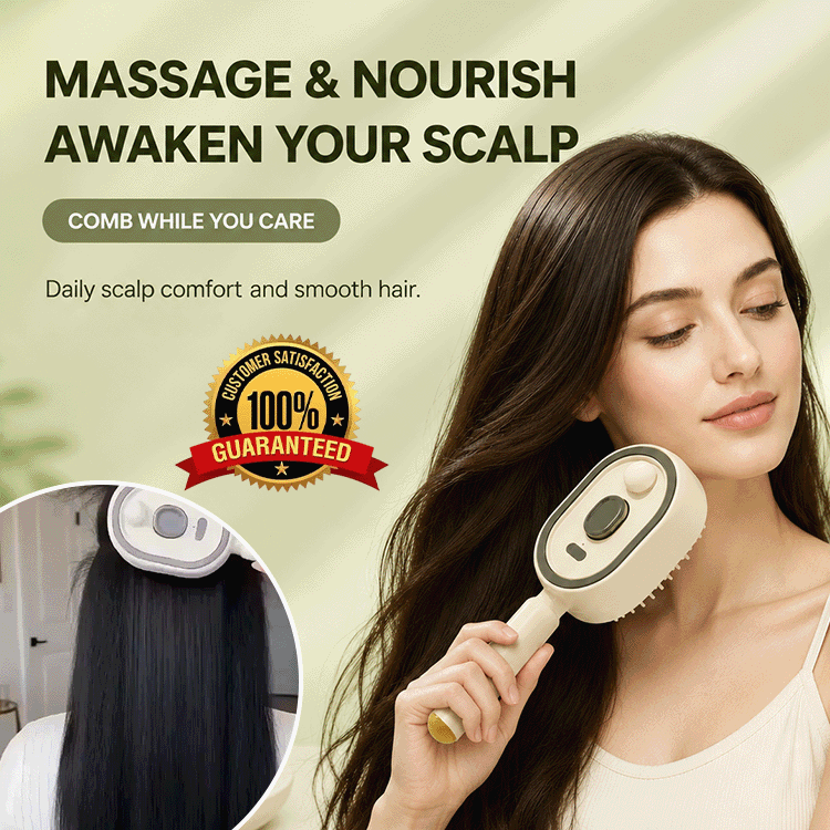 Electric Mist Air Cushion Massage Comb