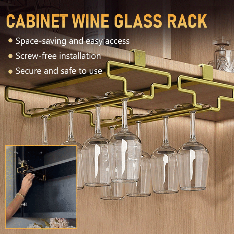 Instant Cabinet Wine Glass Upgrade 🍷