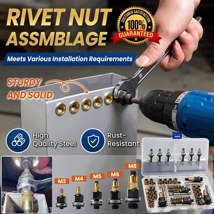 All-in-one Rivet Nut Drill Adapter Kit