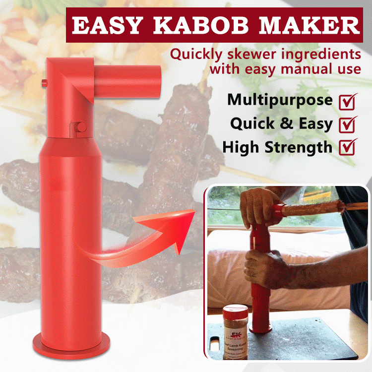 Pro Kabob Press – Easy Skewer Maker Tool