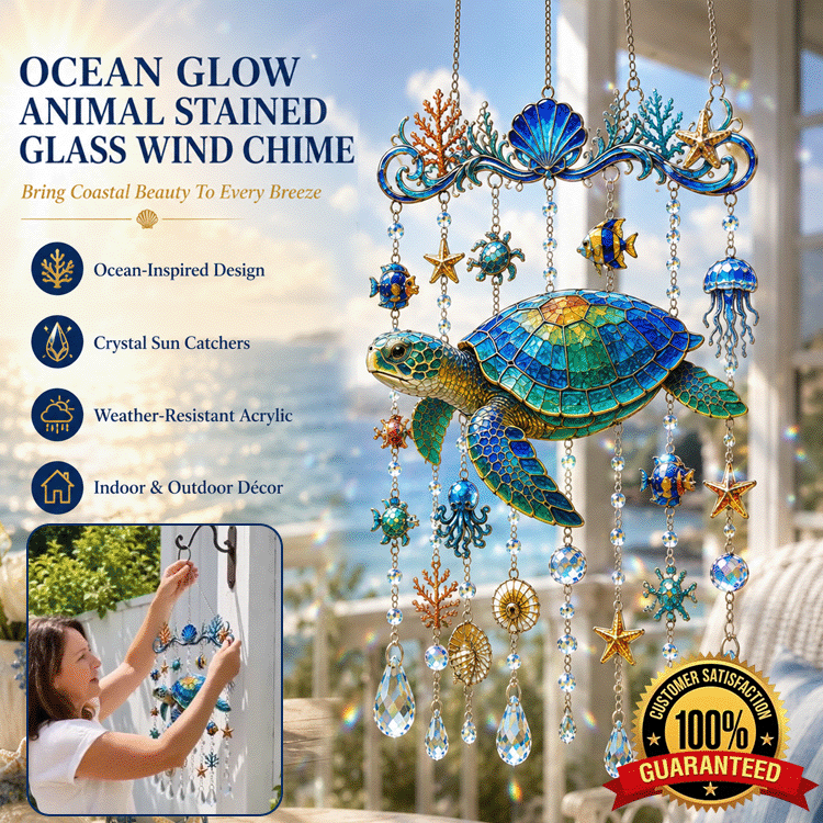 Ocean Charm Crystal Wind Chime