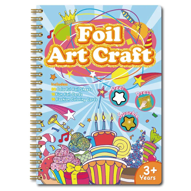 Foil Art Craft Book For Kids