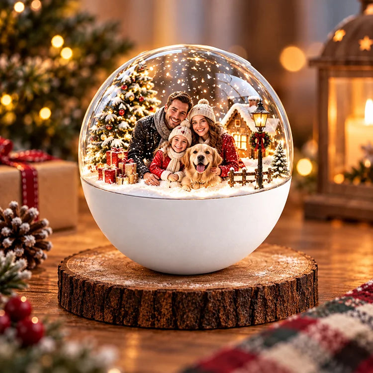 3D Digital Memory Crystal Ball – Personalized Photo, Video & Music Keepsake