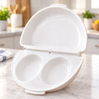 2-in-1 Microwave Egg Cooker – Omelet, Egg Cups & Wrap Maker