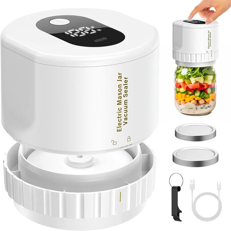JarGenie - Mason Jar Vacuum Sealer