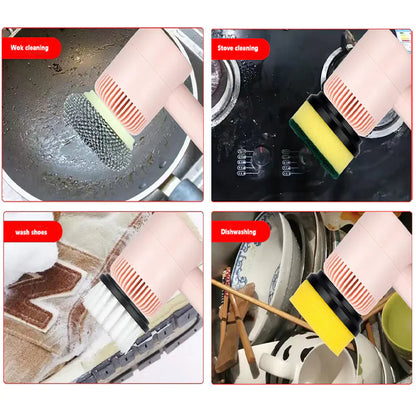 CleanWhirl™ Electric Spin Scrubber