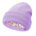 Satin-Lined Beanie — Warmth Without Static or Frizz