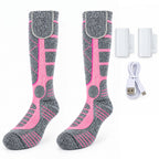 Rechargeable Heated Thermal Socks – 3 Heat Levels & Up to 8.5H Warmth