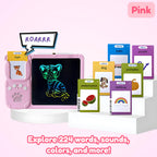 Kids Learning & Drawing Tablet — No Blue Light, 224 Words for Early Learning