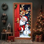 Christmas Full-Door Cover – 9 Festive Holiday Designs