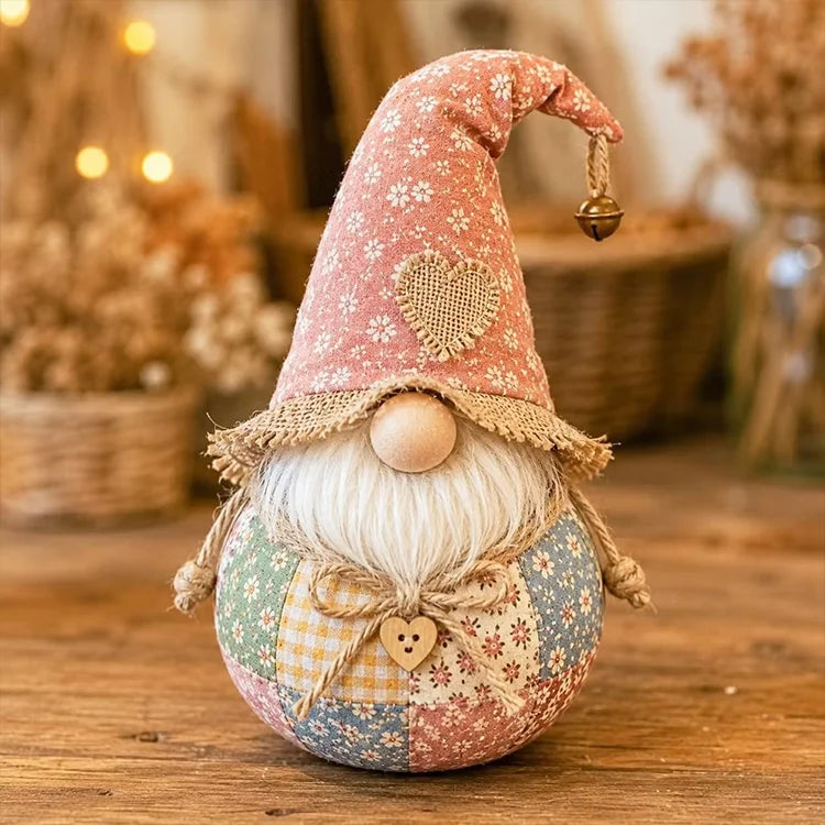 DIY Patchwork Santa Doll Kit – 3D Fabric Christmas Craft & Holiday Decor