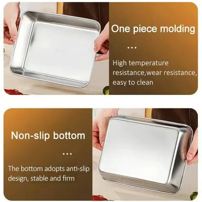 FreshMate - Stainless Steel Food Box (With Lid)