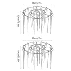 24-Skewer Vertical Kabob Rack for Air Fryer & Oven