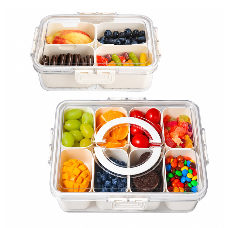 Portable Divided Food Storage Container