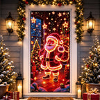 Christmas Full-Door Cover – 9 Festive Holiday Designs