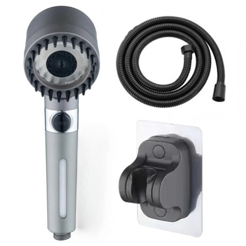 Shower head with massage for instant relaxation