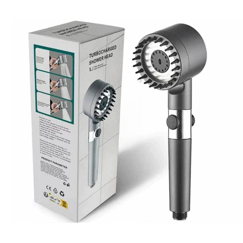 Shower head with massage for instant relaxation