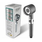 Shower head with massage for instant relaxation
