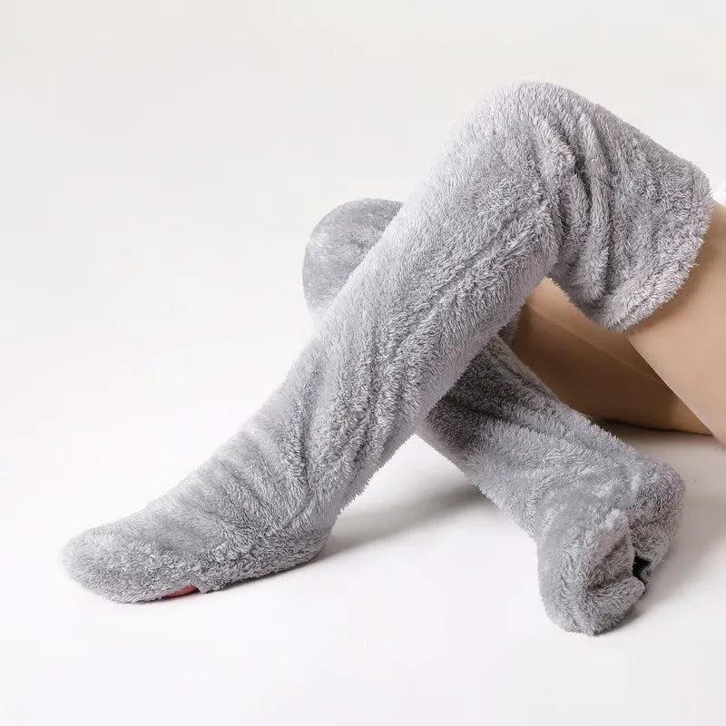 ✨ TeddyCozy - Premium Plush Thigh-High Warmers