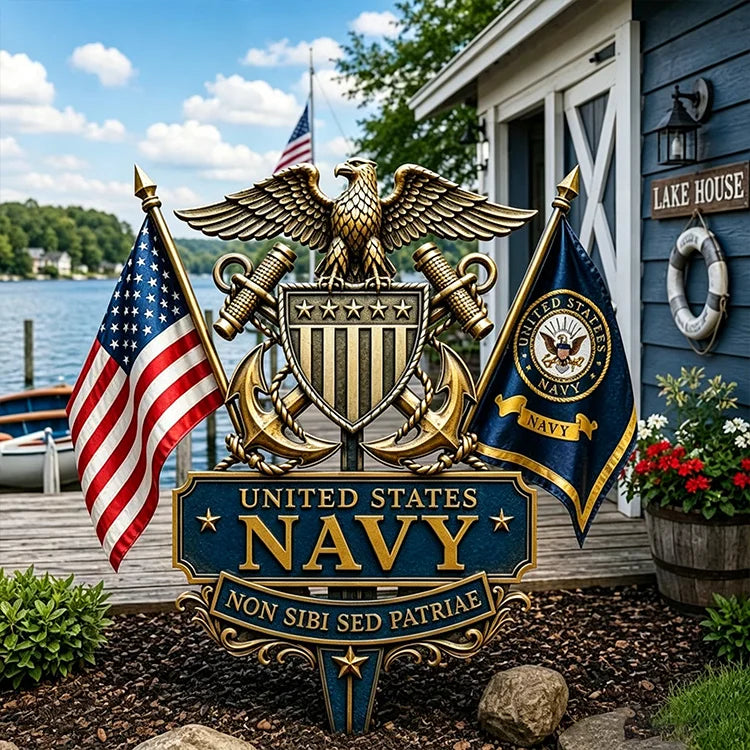 U.S. Military Branch Tribute Garden Stake