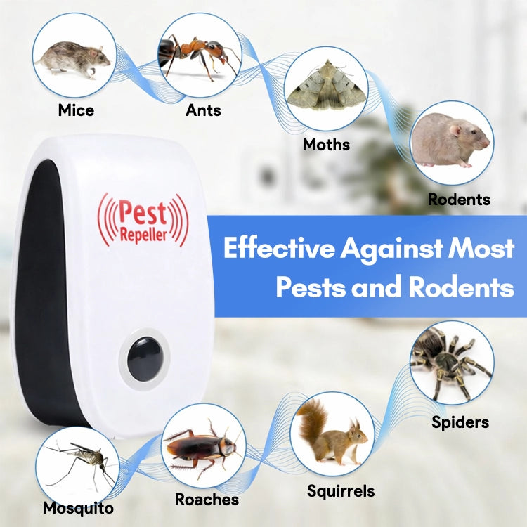 Ultrasonic Pest Repeller – Plug-In Indoor Rodent & Insect Control Device