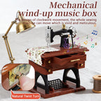 Vintage Sewing Machine Music Box
