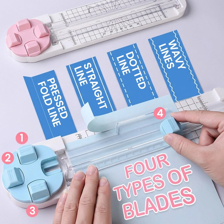 4-in-1 Rolling Paper Cutter & Craft Trimmer