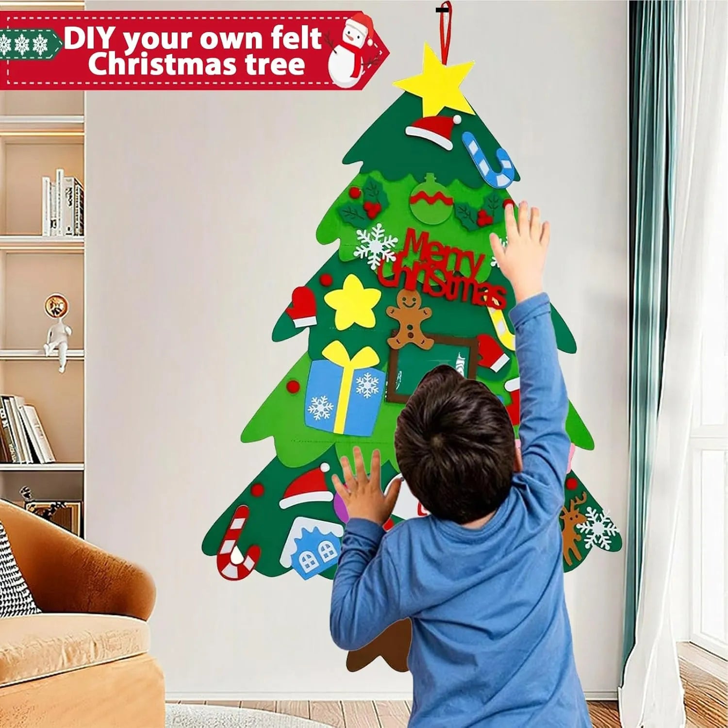 MerryCraft - DIY Felt Christmas Tree for Kids