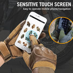 Heavy-Duty Outdoor Tactical Gloves with Touchscreen Fingertips