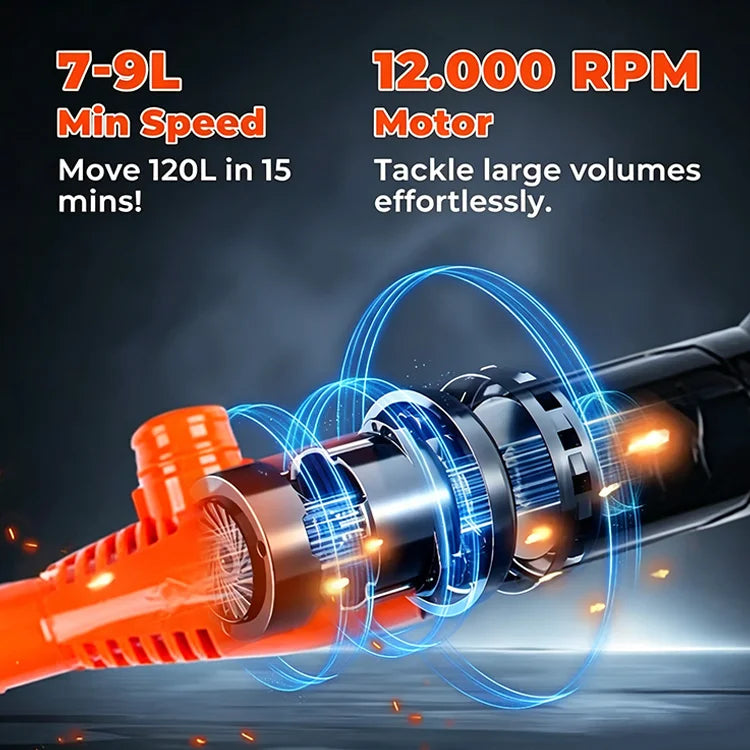 Battery Powered Fuel Transfer Pump with Flexible Hose