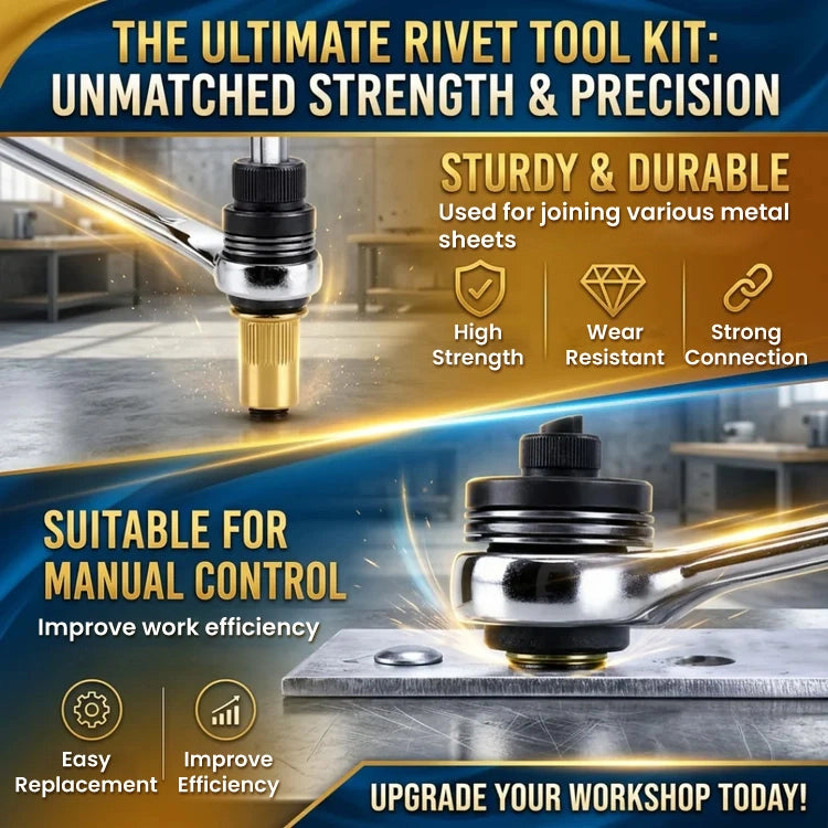 All-in-one Rivet Nut Drill Adapter Kit