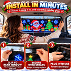 Custom Christmas Car Window LED Display