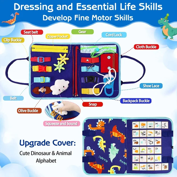 Montessori Busy Board for Toddlers